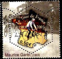 France Poste Obl Yv:3582 Mi:3724 Le Tour De France Maurice Garin (Obl.mécanique) - Gebruikt