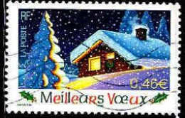 France Poste Obl Yv:3533 Meilleurs Voeux (Lign.Ondulées) - Used Stamps