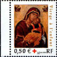 France Poste N** Yv:3717 Croix-Rouge Vierge à L'enfant (Bord De Feuille) - Neufs