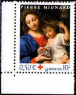 France Poste N** Yv:3620 Mi:3762 Pierre Mignard La Vierge à La Grappe Coin D.feuille - Nuevos