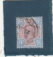 ///   ANGLETERRE ///    N° 101 --- 9 Pence -- Côte 50€ - Used Stamps