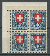 SBK J28, Mi 188 Viererblock ** MNH - Unused Stamps