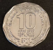 SRI LANKA - 10 RUPEES 2011 - KM 181 - ( Ceylan - Ceylon - Roupies ) - Sri Lanka (Ceylon)