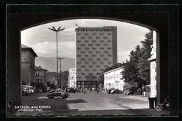 AK Salzburg, Hotel Eurobe U. Südtiroler Platz  - Otros & Sin Clasificación