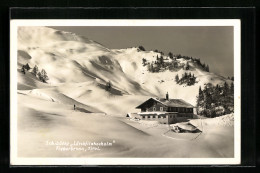 AK Fieberbrunn /Tirol, Skihütte Lärchfilzhochalpe Im Schnee  - Autres & Non Classés