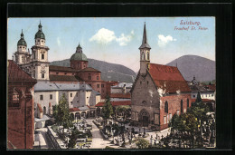 AK Salzburg, Friedhof St. Peter Aus Der Vogelschau  - Sonstige & Ohne Zuordnung