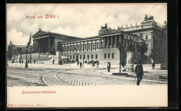 AK Wien, Partie Am Parlamentsgebäude  - Other & Unclassified