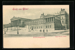 AK Wien, Blick Auf Das Reichsrathsgebäude  - Other & Unclassified