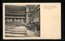 AK Wien, Reichsratsgebäude, Sitzungssaal Des Abgeordnetenhauses  - Autres & Non Classés
