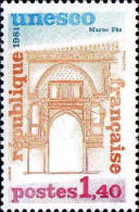 France Service N** Yv: 68 Mi:24 Unesco Maroc Fès - Mint/Hinged