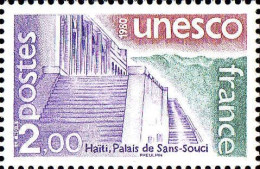 France Service N** Yv: 62 Mi:23 Unesco Haïti Palais De Sans-Souci - Ongebruikt