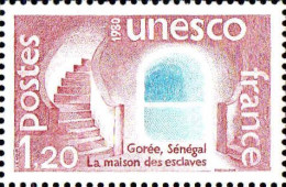 France Service N** Yv: 60 Mi:21 Unesco Gorée, Sénégal La Maison Des Esclaves - Ongebruikt