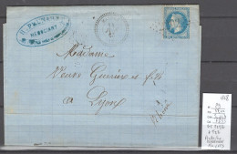 France - Lettre Mayres - Ardéche - 1868 - Type 22 - GC2292 - 1849-1876: Période Classique