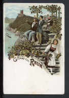 AK Rhein Um 1900 Weinlokal Vor Drachenfels (PK0778 - Autres & Non Classés