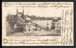 AK Budapest 1899 Franz-Josefsbrücke (PK0776 - Andere & Zonder Classificatie