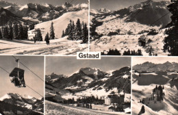 CPSM - GSTAAD - Multivues ... Edition Photoglob.Wehrli (format 9x14) - Gstaad