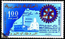 Maroc Poste Obl Yv: 560 Mi:623 Rotary District Casablanca (cachet Rond) - Maroc (1956-...)