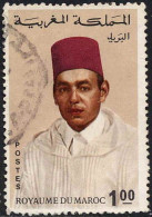 Maroc Poste Obl Yv: 549 Mi 614 Hassan II Trad Gd (cachet Rond) - Morocco (1956-...)