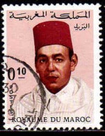 Maroc Poste Obl Yv: 537 Mi:602 Hassan II Burnous (TB Cachet Rond) - Morocco (1956-...)