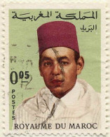 Maroc Poste Obl Yv: 536 Mi:601 Hassan II Au Burnous (cachet Rond) - Maroc (1956-...)