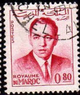 Maroc Poste Obl Yv: 444 Mi:502 Hassan II (TB Cachet Rond) - Maroc (1956-...)