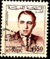 Maroc Poste Obl Yv: 442 Mi:499 Hassan II (TB Cachet) Cachet Hexagonal - Marokko (1956-...)