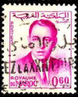 Maroc Poste Obl Yv: 442A Mi:500 Hassan II (Belle Obl.mécanique) - Marruecos (1956-...)