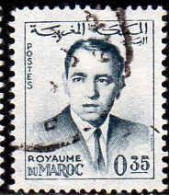 Maroc Poste Obl Yv: 441A Mi:497 Hassan II (cachet Rond) - Morocco (1956-...)