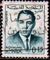 Maroc Poste Obl Yv: 439 Mi:493 Hassan II (Belle Obl.mécanique) - Marocco (1956-...)