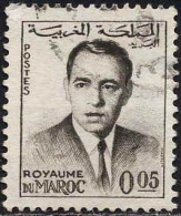 Maroc Poste Obl Yv: 437 Mi:491 Hassan II (cachet Rond) - Marocco (1956-...)