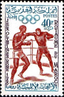 Maroc Poste N** Yv: 418 Mi:467 Jeux Olympiques Rome Boxe - Maroc (1956-...)