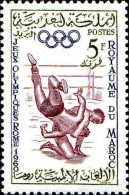 Maroc Poste N** Yv: 413 Mi:462 Jeux Olympiques Rome Lutte - Marokko (1956-...)
