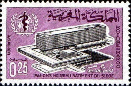 Maroc Poste N* Yv: 501 Mi 563 OMS Siège (sans Gomme) - Marocco (1956-...)
