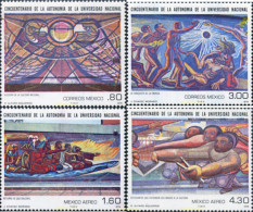 182654 MNH MEXICO 1979 50 ANIVERSARIO DE LA AUTONOMIA DE LA UNIVERSIDAD NACIONAL - Mexico