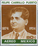 182408 MNH MEXICO 1974 CENTENARIO DEL NACIMIENTO DE FELIPE CARRILLO PUERTO - Mexique