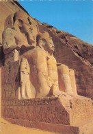 ABU SIMBEL . Les Statues De RAMSES Devant Le Grnad Temple - Altri & Non Classificati