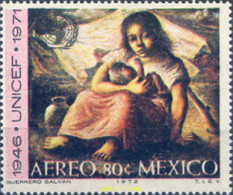 182301 MNH MEXICO 1972 25 ANIVERSARIO DE UNICEF - Messico