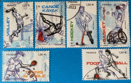 France 2019 : Sport, Couleur Passion N° 5325 à 5330 Oblitéré - Used Stamps