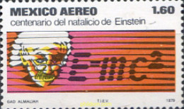 182642 MNH MEXICO 1979 CENTENARIO DEL NACIMIENTO DE ALBERT EINSTEIN - Mexique