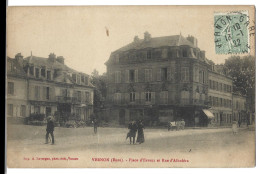 27  Vernon -  Place D'evreux Et Rue D'albufera - Vernon