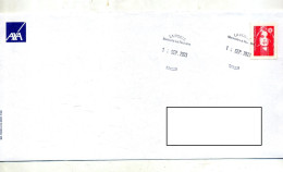 Lettre Cachet Grand Marseille Touviere - Manual Postmarks