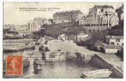 PYRENEES-ATLANTIQUES - BIARRITZ-MODERNE - Le Port Des Pêcheurs Et Le Bateau De Promenade - A. S. N° 11 - Biarritz