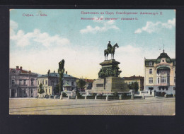 Bulgarien Bulgaria AK Sofia Monument Alexander II - Bulgarie