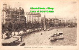 R356560 Thames Embankment. London - Sonstige & Ohne Zuordnung