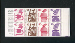 "BERLIN" 1974, Markenheftchen Mi. MH 9c I OZ ** (L2001) - Postzegelboekjes
