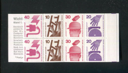 "BERLIN" 1974, Markenheftchen Mi. 9c I OZ ** (L2001) - Markenheftchen