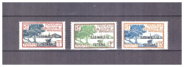WALLIS  ET  FUTUNA   . N ° 43 / 44 + 48  .  3  VALEURS   . NEUVES   * . SUPERBE . - Unused Stamps