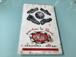 Buvard. HUNGARIA - Chaussures . Ballon - Kleidung & Textil