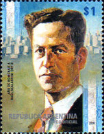 235398 MNH ARGENTINA 2009 PERSONAJES - RAUL SCALABRINI ORTIZ (1898-1959) ESCRITOR Y PERIODISTA - Nuevos