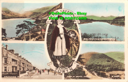 R356613 Welsh Greetings From Towyn. W3093. Valentines. Sepiatype Postcard. Valen - World